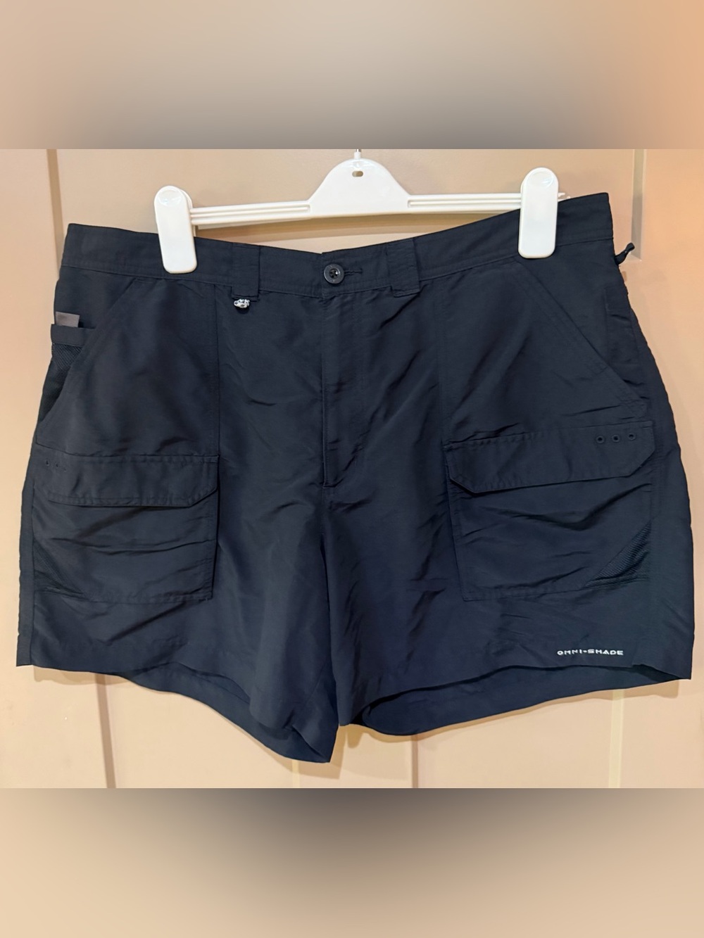 Columbia Black Men's Cargo Shorts with Utility Pockets